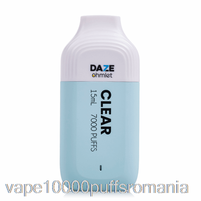 Vape Romania 7 Daze Ohmlet 7000 De Unica Folosinta Transparenta